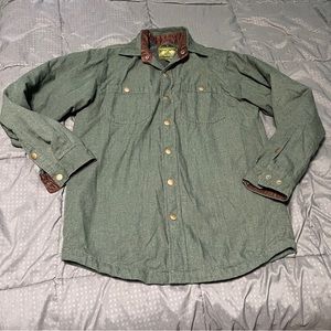 Anchorage Expedition Brand Fleece Sherpa Lined Button Shirt Jacket Plaid Small